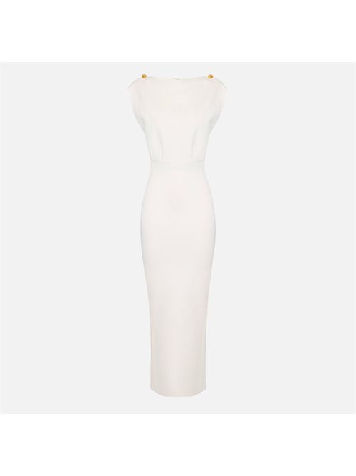 Dress woman ivory ELISABETTA FRANCHI | AM30B62E2/360
